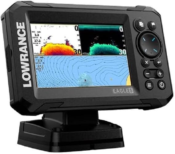 Lowrance Eagle Fish Finder | 4–9" Display Choices | Sonar Technology | C-MAP Charts | GPS