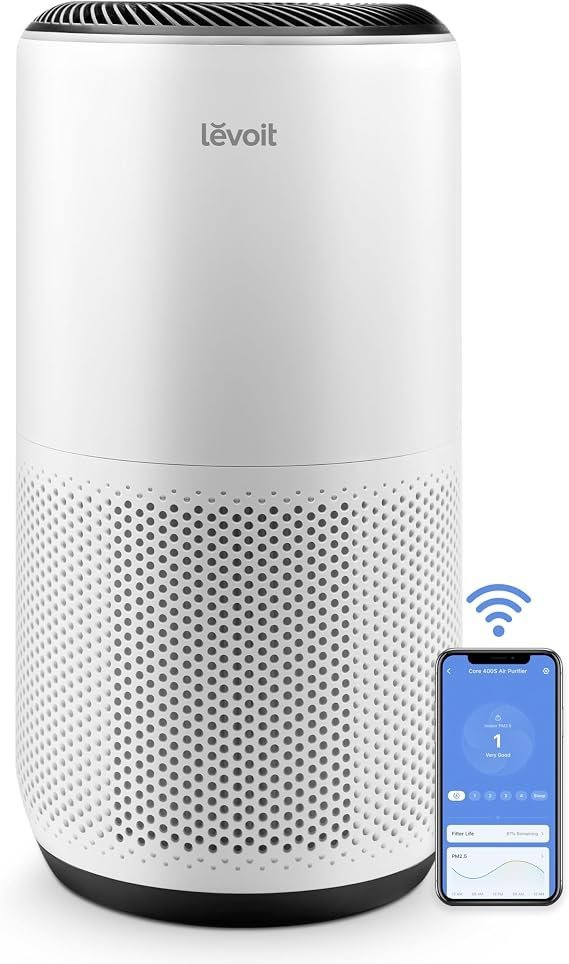 LEVOIT Smart Air Purifiers for Home Large Room Up to 1733 Ft² Core 400S-P