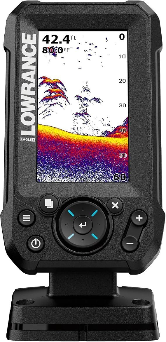 Lowrance Eagle Fish Finder | 4–9" Display Choices | Sonar Technology | C-MAP Charts | GPS