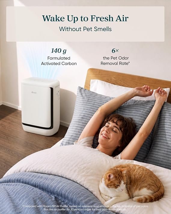 LEVOIT Smart Pet Air Purifier for Home Pets Large Room, Vital Pet Pro,White - Image 2