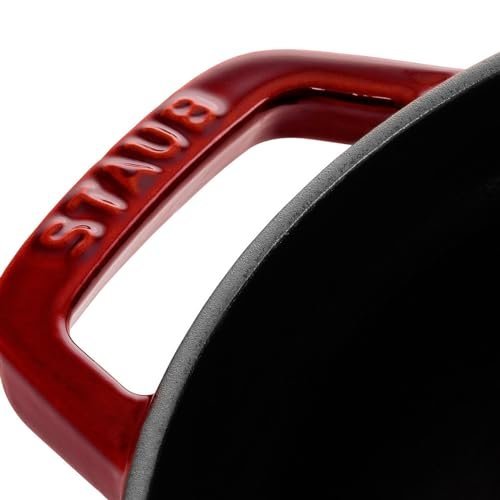 Staub Cast Iron 2.75-qt Round Cocotte - Grenadine, Made in France - Image 2