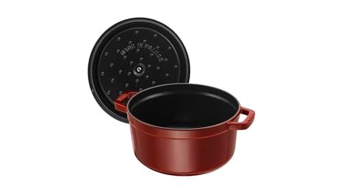 Staub Cast Iron 2.75-qt Round Cocotte - Grenadine, Made in France - Image 4